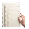 Papel de Recarga para Cuaderno de Hojas Sueltas 20 Agujeros Diario B5 Cuaderno en Blanco 26 Agujeros A5 Páginas Interiores Rayadas Venta al por Mayor