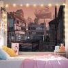 Belo Pano de Parede Paisagem Estilo Pixel para Aluguel de Casa, Revestimento de Parede, Pano de Parede para Esconder Feios, Pintura Decorativa, Quarto de Estudante, Pano de Fundo de Alto Nível