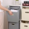 Caja de Almacenamiento de Tela No Tejida Directa de Fábrica Sin Tapa Caja de Almacenamiento Plegable Caja de Almacenamiento para Cajón de Armario Almacenamiento de Ropa Interior
