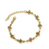 Nuevo Pulsera de Cadena Trenzada con Espinas de Hip Hop Transfronteriza Europea y Americana Acero de Titanio Estilo Frío Estilo de Pareja Joyería de Mano