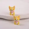 Corgi de Acrílico Cachorro Sentado Caramelo de Corazón Mercancía del Primero de Mayo Sello Cuentas DIY Bolsa Colgante Accesorios