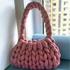 Hilo de Lana Islandesa Súper Grueso de Exportación Japonesa y Coreana Bolso de Tejido DIY Hecho a Mano Bolso Auto-Hecho Regalo para Novia Bolso Cruzado Venta al por Mayor