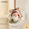 Nuevo Colgante Pintado de Resina Decoración de Árbol de Navidad Campana Tridimensional Colorida Colgante de Dibujos Animados Americanos Listo para la Venta