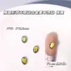 Tendencias de Tiktok y Xiaohongshu Accesorios de Arte de Uñas Redondos Planos de Aleación de Diamante Coloridos Diamantes Brillantes Base Dorada y Plateada Decoraciones para Uñas