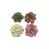 Flor de Rosa de Tela de Burbujas Arrugada de 7 CM Flor de Remolino Flor Hecha a Mano Tridimensional Flor DIY Faldas Zapatos Sombreros Bolsos Accesorios