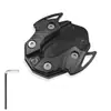 Adequado para Yamaha Nmax155 Xmax300 Cavalete Lateral Modificado, Apoio de Pé Ampliado, Almofada Antiderrapante para Cavalete Lateral, Almofada Lateral Antiderrapante
