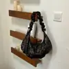 Bolsa Feminina Estampada de Leopardo Retrô da Moda 2026 Outono/Inverno Nova Bolsa de Ombro Única para o Dia a Dia Popular Mais Vendida Bolsa Totebag de Bolinho