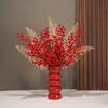 Flores Artificiais Fortune Fruit Flores Artificiais Decoração de Sala de Estar Decoração Decoração Decoração Decoração Decoração Ano Novo Balde de Azevinho Presente de Mudança