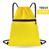 Bolsa Portátil com Cordão Transfronteiriça Bolsa com Cordão de Basquete Mochila de Vôlei Bolsa de Futebol Pano Oxford Bolsa de Basquete Atacado Personalização