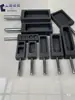 Crisol de grafito con mango, crisol de fundición, molde resistente a alta temperatura y corrosión, para fundir oro, plata, aluminio y acero