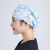 Gorro quirúrgico Gorro redondo de algodón para mujer gorro de enfermera para quirófano gorro quirúrgico estampado gorro de trabajo ajustable con hebilla médica para hombre