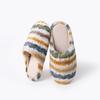 Pantuflas de Felpa para el Hogar para Mujer 2026, Cuadros, Forradas de Felpa, Cálidas, de Suela Suave, Puntera Cerrada, Plegables, Aptas para Viajar