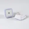 Plug-in led controle de luz indução proteção para os olhos sono luz noturna luz do quarto luz de cabeceira luz de alimentação do bebê luz noturna