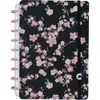 Caderno Inteligente Médio Preto Rosa Por Gocase 80 Folhas.