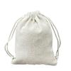 Bolsa de lona com cordão lisa atacado bolsa de algodão bolsa de lona bolsa para acessórios de brincadeiras culturais bolsa de algodão
