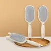 Peine de Bolsa de Aire de Dibujos Animados para Masajear el Cuero Cabelludo para Mujeres con Cabello Largo y Buen Aspecto, Peine Portátil de Cojín de Aire Antiestático Esponjoso para Cabello Rizado