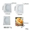 Molde DIY Squishy Serie de Tejido de Invierno Pato Acostado Squishy Cachorro Lindo Animal Molde de Silicona