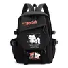 Mochila de mercancía del anime Magical Girl Madoka Magica Kuubi, con Madoka Kaname y Akemi Homura, una mochila escolar estilo 2D para niñas