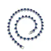 Popular Moda Cristal Forma de Corazón Incrustado de Diamantes Cubano para Mujer Set de Joyería de Collar Pulsera, Estilo de Nicho de Lujo Ligero