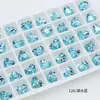 Dongzhou Diamante para Unhas 10*8.8mm Coração Geométrico Fundo Pontiagudo Diamante DIY Brincos Joias Diamante Brilhante Decoração de Unhas Diamante