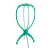 Suporte para peruca suporte para cabelo suporte para salão de beleza plástico dobrável ferramenta de cuidado acessório suporte para cabeça