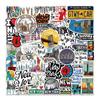 50 adesivos de construção de marco clássico transfronteiriço NOVA YORK diy mala laptop skate adesivos