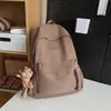 Mochila Escolar Femenina Estilo K Ins Harajuku Simple Estudiante Universitario Estilo Literario Mochila Gran Capacidad Mochila Estilo Bosque Blanco