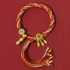 Joias Estilo Chinês Novo, Pulseiras Estilo Xizang, Pulseiras de Reencarnação Artesanais de Alta Qualidade Estilo Étnico, Joias Culturais Xizang Thangka