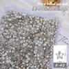 Joyería para Uñas Diamante Transparente Corazón de Melocotón Explosivo Cristal de Cristal Blanco Joyería Manicura Lote Completo Punta de Mariposa Diamante