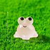 Musgo Micro Paisaje Lindo Luminoso Rana Ojos Grandes Jardinería Paisajismo Accesorios DIY Mini Adornos