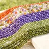 Cuentas sueltas de circón natural facetado más vendidas transfronterizas, cuentas facetadas, accesorios para joyería DIY, pulseras de cuentas, collares
