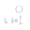 Pendientes Gráficos Irregulares Personalizados Creativos de Nuevo Estilo Transfronterizos Europeos y Americanos de Aliexpress Set de Pendientes de Gama Alta Fuente de Suministro