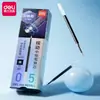 Recarga para bolígrafo de gel retráctil Deli ST secado rápido recarga de repuesto papelería para aprender recarga de tinta negra recarga para bolígrafo 0.5mm