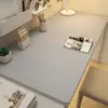 Alfombrilla de Escritorio de Cuero Ecológica de Color Sólido para Estudiantes Protección Ocular Impermeable a Prueba de Aceite Antideslizante Alfombrilla para Mesa de Café Lavable Alfombrilla para Escritorio de Estudio de Computadora