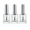 En stock Botella de Vidrio para Esmalte de Uñas 13ml Botella de Vidrio para Aceite Nutritivo Botella de Empaque Gran Capacidad Hombro Plano Botella de Plástico para Aceite de Uñas