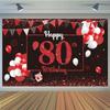 Amazon Nueva Tela de Bandera Tema Negro Dorado Decoración de Cumpleaños Banner Feliz Cumpleaños Fondo de Fotografía Tela de Bandera