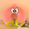 Almohada de Espuma Viscoelástica en Forma de U Almohada de Dibujos Animados en Forma de U logo Regalo para Actividad Almohada de Viaje Siesta Almohada Cervical para el Cuello
