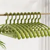 Colgador de Pantalones para Adultos de Casa Perchero de Ropa Colgador de Plástico para Ropa Venta al por Mayor Antideslizante Hombro Ancho Sin Marca Colgador para Tienda de Ropa Engrosado
