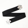 Moda transfronteriza cinturón de mujer combinable cinturón decorativo combinable para la cintura con abrigo sello de cintura ceñido a la cintura moda cinturón negro lote