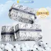 Toalla de lavado de algodón puro Montaje en pared Toalla 100% algodón Suave algodón para bebé Desechable con cordón Toalla facial Toalla limpiadora