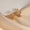 Pinzas para Oreja de Espiral para Mosquitos Indoloras Irregulares en Forma de C Estilo Europeo y Americano, Pendientes Modernos y Elegantes con un Toque de Lujo, Accesorios para Orejas de Lujo Ligero