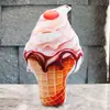 Almohada de Helado de Dibujos Animados Simulada, Accesorios de Baile de Helado para Jardín de Infancia, Cono de Helado, Regalo para el Día del Niño Cumpleaños