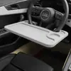 Mesa Pequeña para Coche Tablero Mesa Comedor Volante de Coche Plato Multifunción para Cena Escritura Oficina Soporte para Computadora Portátil