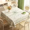 Mantel Cuadrado Fresco y Sencillo Estilo Ins, Impermeable, Resistente al Aceite, Lavable, Mantel Cuadrado para Mesa de Comedor, Lujo Ligero, Sensación de Alta Gama, Mantel para Mesa de Café