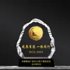Monedas de Oro y Plata, Medallas Octagonales Personalizadas de Cristal de Hielo con Números y Letras, Billetes Conmemorativos, Insignias Conmemorativas Incrustadas, Celebraciones de Aniversario y Escolares