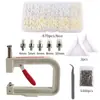 Máquina Manual de Clavar Perlas Juego de Clavado de Garra Hueca para Perlas Accesorios Portátiles de Presión Manual para Perforación de Perlas DIY