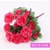 Simulación Rododendro Azalea Rojo Flor Falsa Flor de Plástico Margaritas Decoración de Parterre Ingeniería Decoración Pastoral Ramo de Flores de Simulación