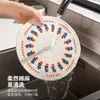 Esteras tejidas de algodón y lino termoaislantes para uso doméstico, individuales, tapetes para platos y tazones, tapetes para cazuelas, tapetes para tazas, tapetes para tazas de té y teteras, antiquemaduras