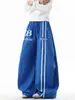 Directo del fabricante, nuevos pantalones casuales 2026, azul ins versátil, pantalones casuales unisex, pantalones largos estilo pareja