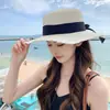 Chapéu de Pescador com Proteção Solar Ins, Chapéu de Palha Dobrável Fresco e Simples de Verão para Mulheres, Design Floral, Adequado para Passeios e Férias, Chapéu de Sol, Estilo Hyuna
